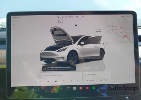 2024 Tesla Model Y Long Range Dual Motor All-Wheel Drive/Rwd from USA, damaged, VIN 7SAYGDED2RF170346